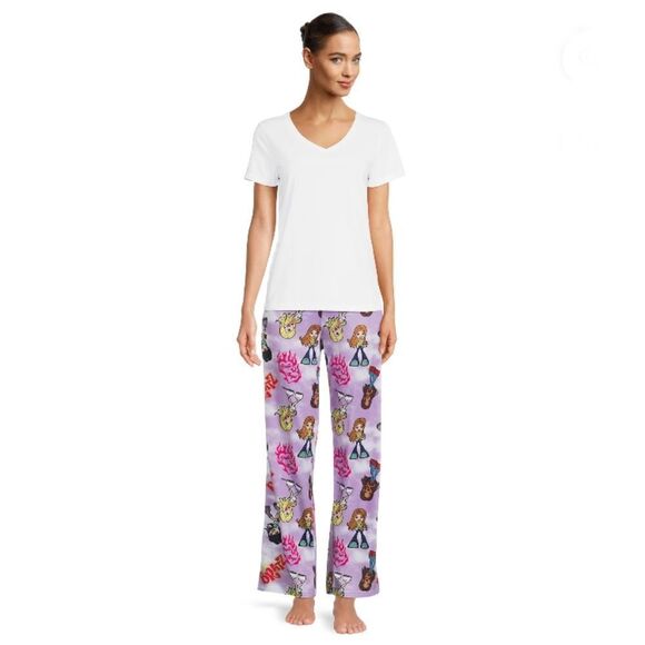 Women’s Juniors’ Bratz Print Comfy Lounge Pajama Sleep Pants, Size 2X - Picture 4 of 6
